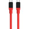 Tactical KP31176 Fat Man USB-C/USB-C, 1m, červený