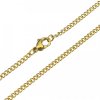 Impress Jewelry Retiazka z chirurgickej ocele Smooth- Zlatá, SMT2373G