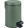 Wenko Pedálový odpadkový kôš Leman 3 l, tmavozelená, 3 l