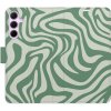 Flipové puzdro iSaprio - Zebra Green 02 - Samsung Galaxy A55 5G