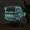 Beling 3D lampa, Mercedes servis truck, 16 farebná O26