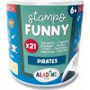 Pečiatky Aladine Stampo Funny - Piráti, 21 ks