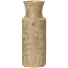 VÁZA terakota matná so zlat. trblietkou sand pr.15/V40cm