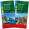 cyklomapa Sizilien (Sicílie) 1:150 t. set 2 mapy