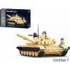 Gazelo blokuje Sluban Army Brown Tank 770EL. 185793 Gazelo