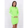 Šaty Off White MI62072 zelený neón Univerzálna Zelená/neón