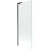 Mexen Next L, 1-krídlová vaňová zástena 70 x 150 cm, 6mm číre sklo, čierny profil, 895-070-000-03-00-70