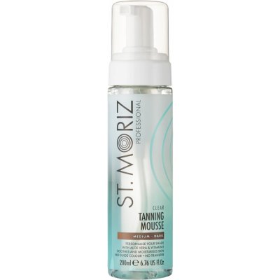 St. Moriz priehľadná samoopaľovacie pena Professional (Tanning Mousse Medium to Dark) 200 ml