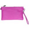 Mondo Italia Kožená kabelka MI49 fuchsia Made in Italy Fuchsia