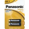 PANASONIC AA/tužková odolná alkalická batéria 1,5 V (2 ks)