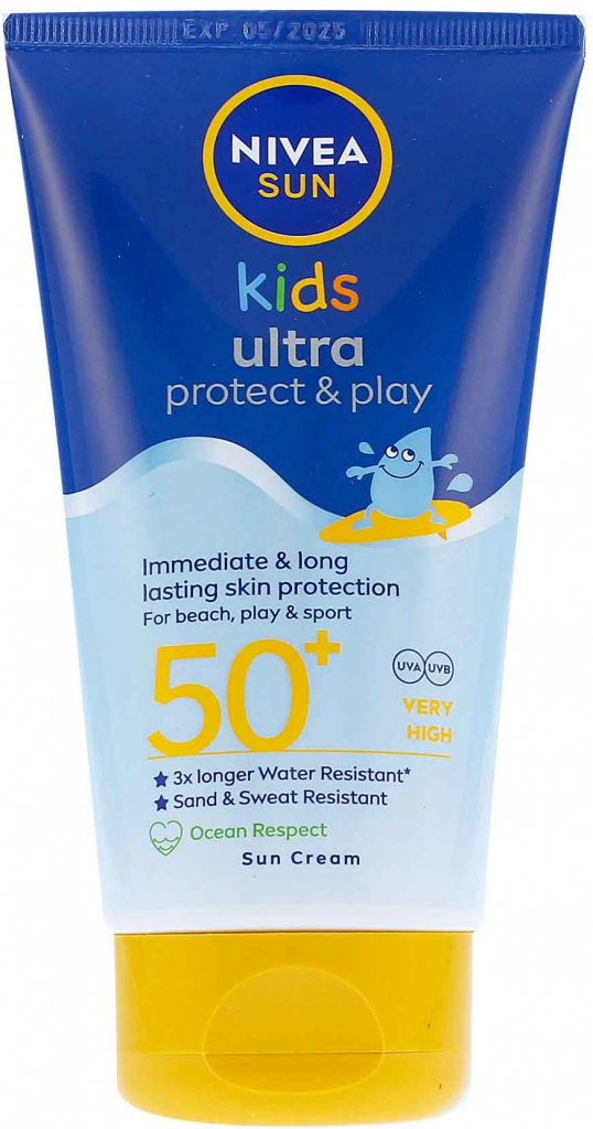 Nivea Protect & Play dětské mlieko na opaľovanie SPF50+ 150 ml