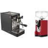 Stone Espresso Lite Black + Eureka Mignon Bravo, CR ferrari red