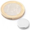 Neodymový magnet kotúč Ø 12 mm, v. 2 mm, N52, sila 2 kg