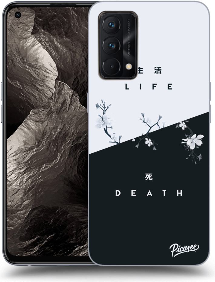 Púzdro Picasee silikónové Realme GT Master Edition 5G - Life - Death čierne