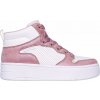 Skechers Dievčenská vychádzková obuv COURT HIGH SHINE KICKS bielaružová