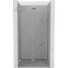 Mexen Lunar-F sprchové dvere skladacie ľavé 80 cm, transparentné, chróm - 836-080-000-01-00-L