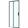 Oltens Breda sprchové dvere 100 cm posuvné čierna matná/priehľadné sklo 21213300
