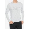Bežecká mikina Arcteryx Cormac Logo LS - solitude heather/void