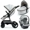 Babystyle Egg 3 3v1 Houndstooth Silver 4v1 Hlboká vanička Autosedačka (vajíčko)