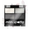 Miss Sporty Studio Colour Quattro Eyeshadow očné tiene 404 Real Smoky Smoky Black 3,2 g