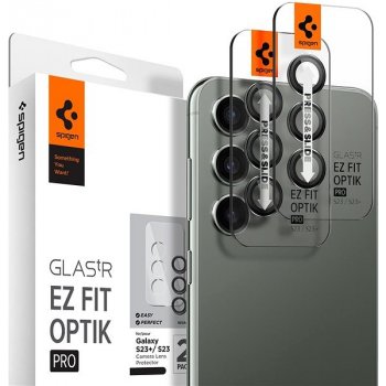 Spigen Glass EZ Fit Optik Pro 2 Pack Black Samsung Galaxy S23/S23+ AGL05962