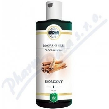 Topvet Professional skořicový masážny olej 200 ml