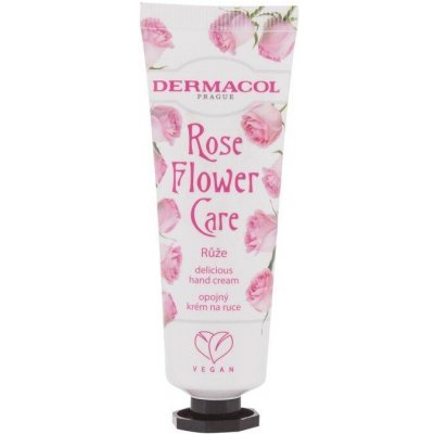 Dermacol Rose Flower Care (W) 30ml, Krém na ruky
