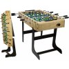 MKSTOR Stolný fubal BELFAST 121 cm x 101 x 79 cm, skladací, hnedý
