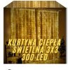 SVETELNÁ ZÁCLONA VIANOČNÉ OSVETLENIE NA STROMČEK 3X3M HUSTÉ OSVETLENIE 300LED