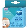 Canpol Babies Elastické nohavičky S/M materské po pôrode prateľné 2 ks