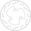 Predný brzdový kotúč Brembo APRILIA 125 HABANA CUSTOM 2000 -