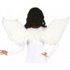 Anjelské krídla biele s perím 106 cm