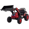Ramiz Elektrický traktor/bager - červený - 2x35W- BATÉRIA - 12V7Ah - 2025