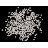 Plastové voskové koráliky / perly Glance Ø3 mm - 500 g - perlová - 03 perlová