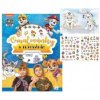 Omalovánky s tetováním A4 Tlapková patrola/Paw patrol v sáčku