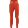 Craft ADV Essence 2 dámske krátke elastické nohavice oranžové XL