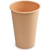 NONAME Papierové poháre hnedé kraft Ø 80 mm 330 ml, 0,3l