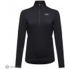 GOREWEAR TrailKPR Hybrid 1/2 Zip dámska bunda, čierna XS