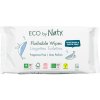 Eco by Naty Vlhčené obrúsky bez vône ECO, splachovateľné (56 ks)