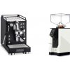 La Pavoni Mini Cellini, black + Eureka Mignon Perfetto, BL white