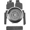 Koberce Gumenné REZAW-PLAST Chrysler Voyager V, 2006-2011, 7 sedadiel so zvýšeným okrajom