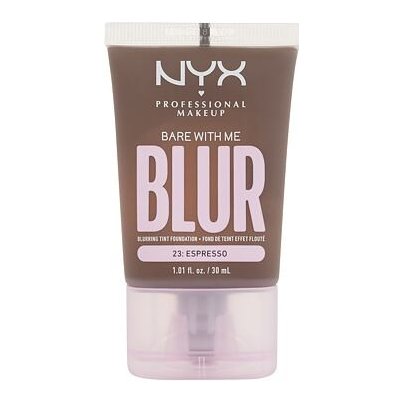 NYX Professional Makeup Bare With Me Blur Tint Foundation zmatňující make-up se středním krytím 23 espresso 30 ml