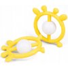 GiliGums silikon hrkálka Jeleň žltá