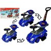 ODRÁŽADLO CHODÍTKO S VODIACIOU RÚČKOU MEGA CAR 3v1 MODRÉ