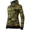 Malfini C20 Camo Zipper, maskáčová zelená, S