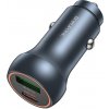 Autoadaptér Borofone BZ32B Fresh s funkciou rýchleho nabíjania 48W Dual grey