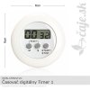 Časovač digitálny Timer 1 – biely