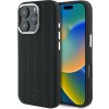Mercedes Liquid Silicon Stripes Pattern MagSafe zadný kryt pre iPhone 16 Pro Black