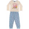 EPLUSM Dievčenské bavlnené pyžamo Peppa Pig - Super Power Farba: Modrá, Veľkosť: 98 / 2–3 roky