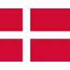 Dánsko vlajka - 30 x 45 cm - tunel, karabína